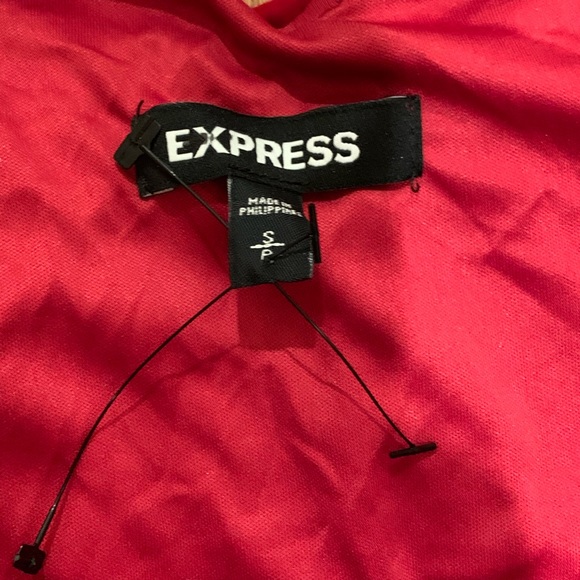 Express | Red Velvet Dress - Picture 4 of 5